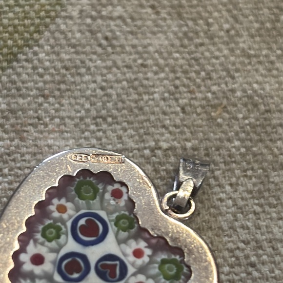 Millifiori Sterling silver Heart Pendant - Picture 3 of 4